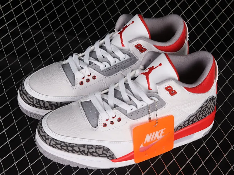 All categories Air Jordan Jordan series basketball shoes Air Jordan 3 Air Jordan 3 Retro "Fire Red" AJ3 Joe 3 new flame red DN3707-160